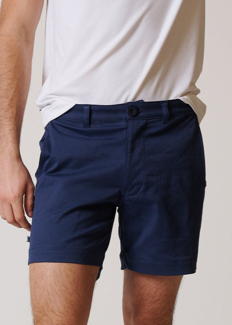 STRETCH COTTON CHINO SHORTS