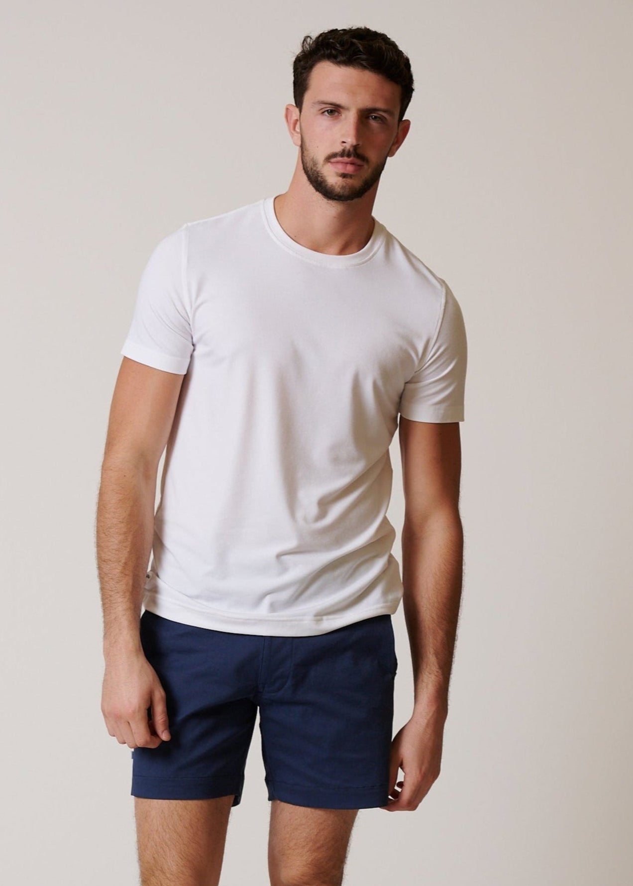 STRETCH COTTON CHINO SHORTS