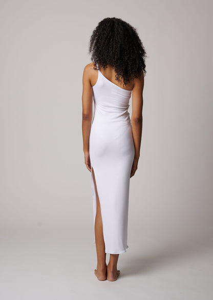 ONE SHOULDER STRAP DRESS