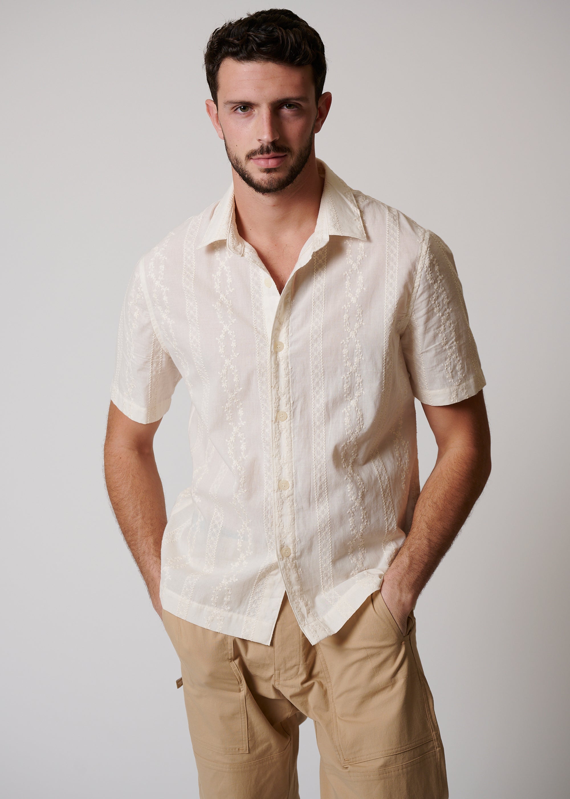 OAXACA COTTON BUTTON UP