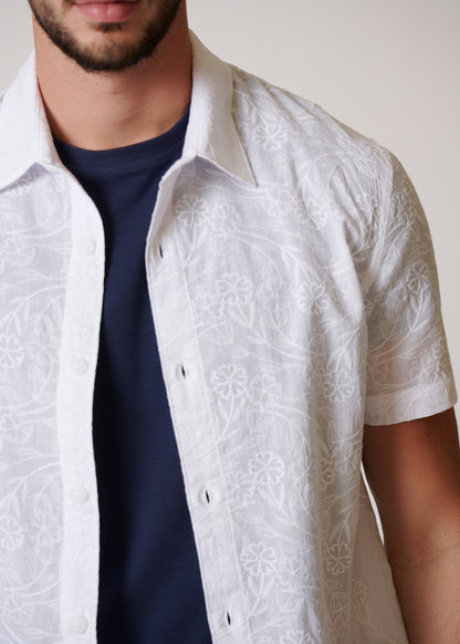 PUERTO ESCONDIDO COTTON BUTTON UP