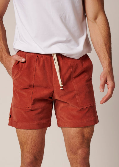 PATCH POCKET CORDUROY SHORT