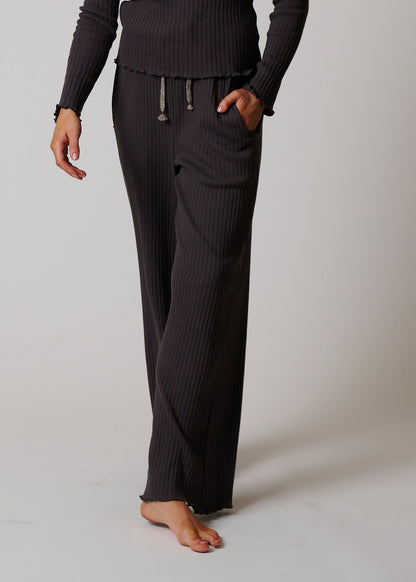 COTTON RIB PANT