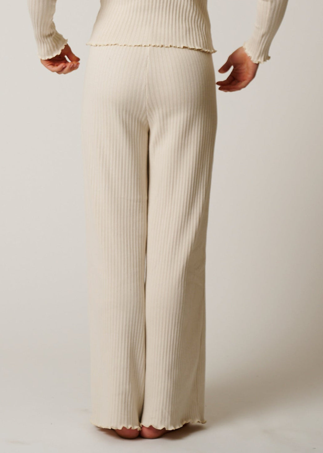 COTTON RIB PANT