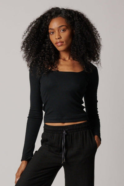 LONG SLEEVE RIB SHIRT