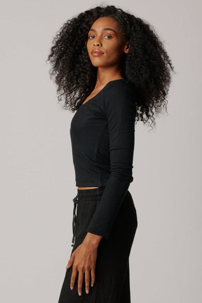 LONG SLEEVE RIB SHIRT