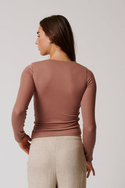 LONG SLEEVE RIB SHIRT