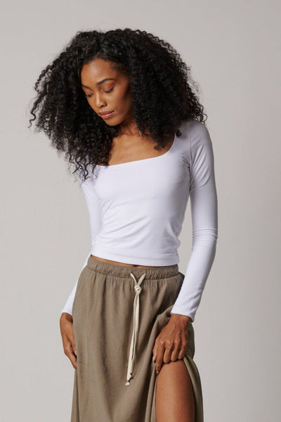 LONG SLEEVE RIB SHIRT