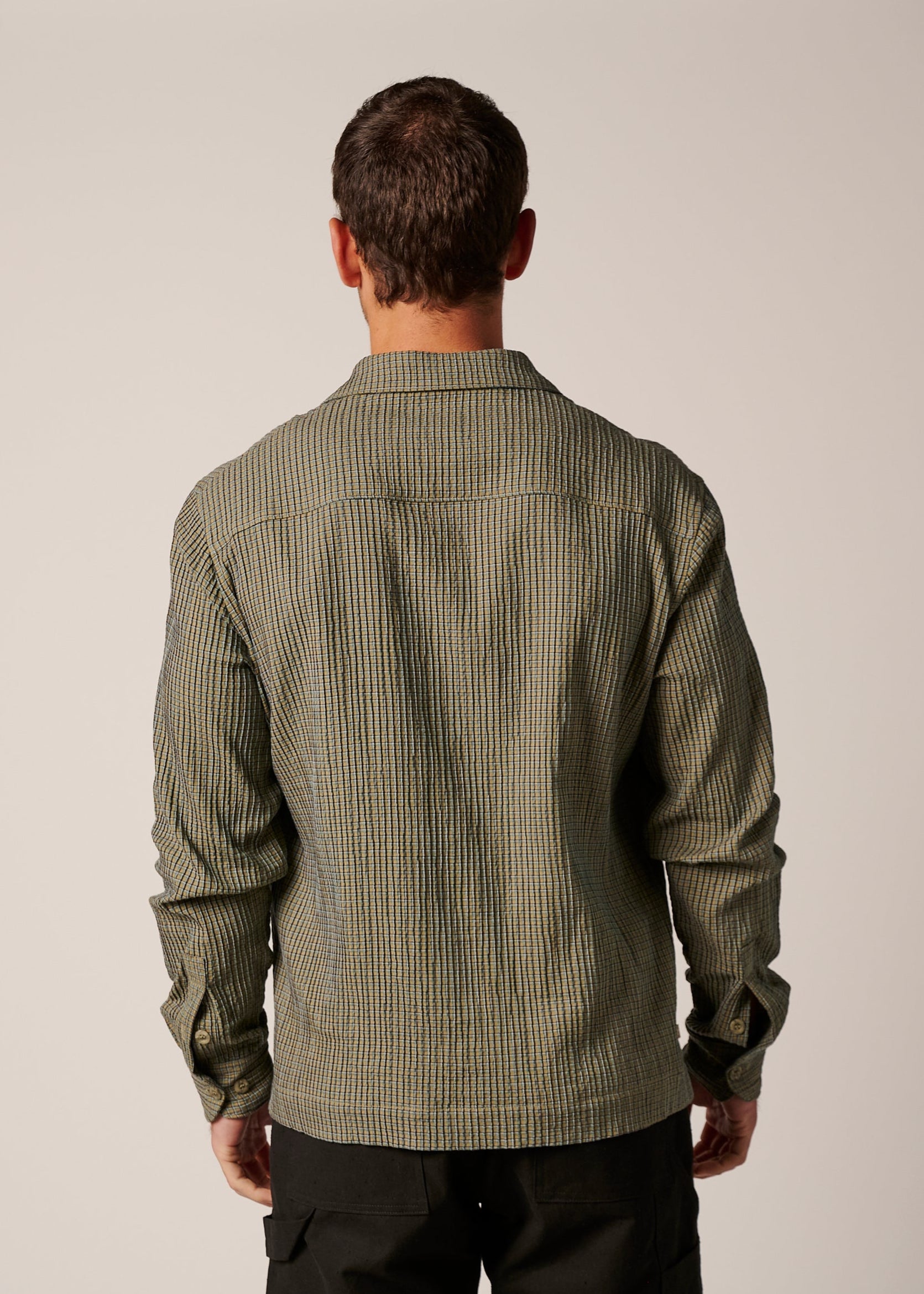THE JACKSON COTTON BUTTON UP