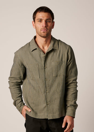 THE JACKSON COTTON BUTTON UP