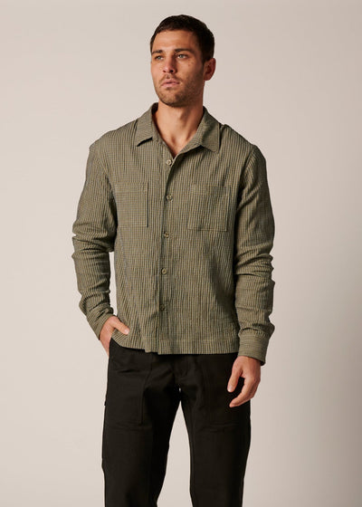 THE JACKSON COTTON BUTTON UP