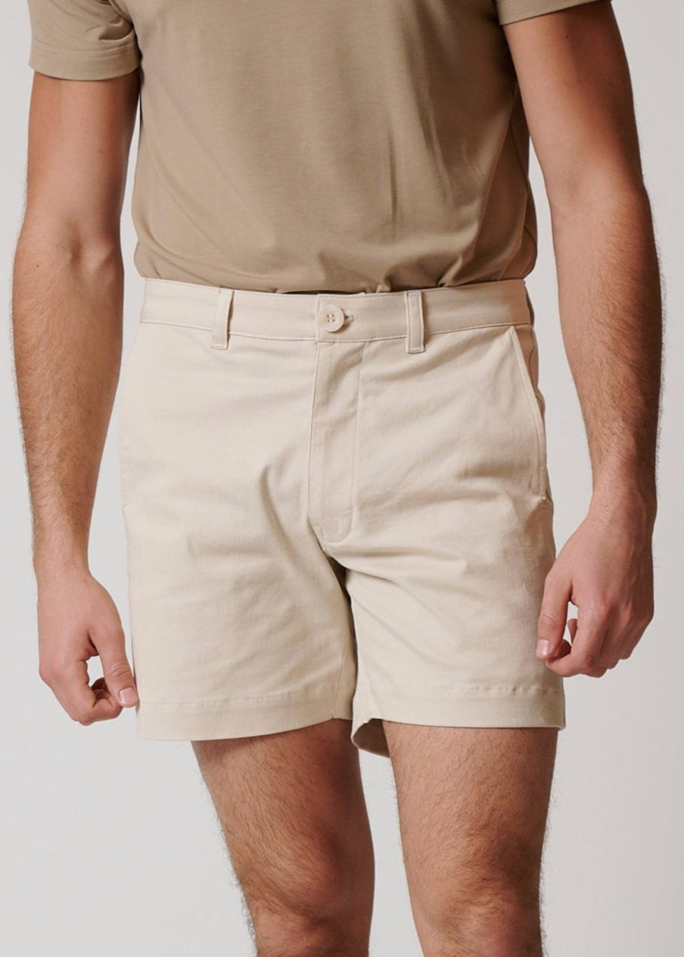 STRETCH COTTON CHINO SHORTS