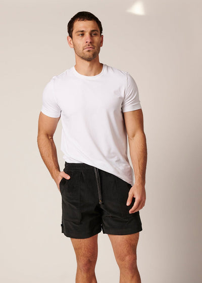 PATCH POCKET CORDUROY SHORT