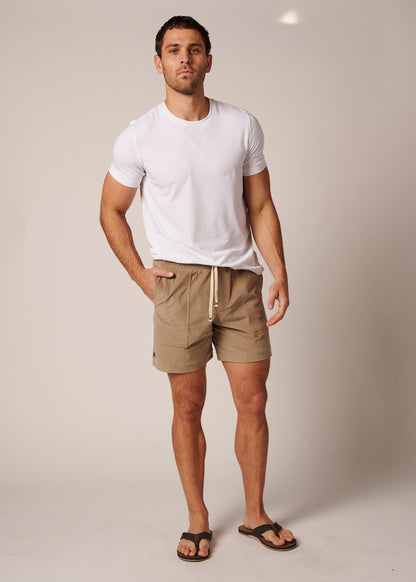 PATCH POCKET CORDUROY SHORT