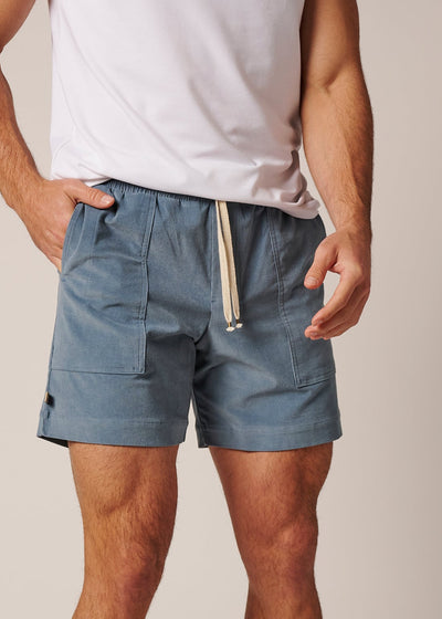 PATCH POCKET CORDUROY SHORT