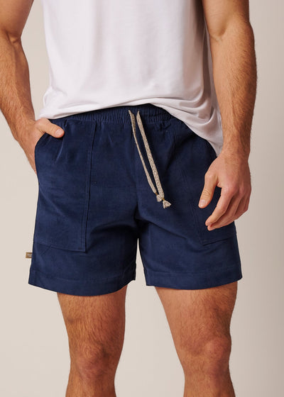 PATCH POCKET CORDUROY SHORT