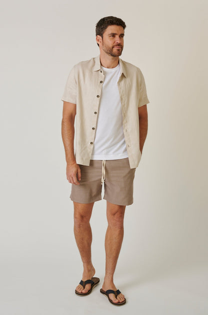 MOJAVE LINEN BUTTON UP