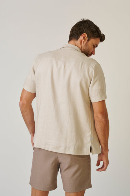 MOJAVE LINEN BUTTON UP