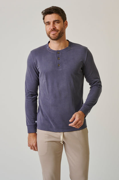 LONG SLEEVE HENLEY