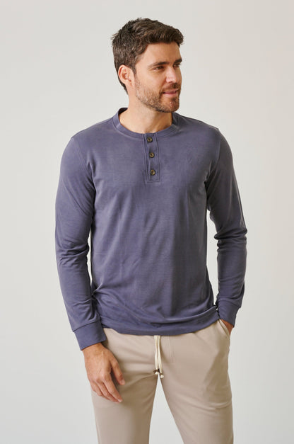 LONG SLEEVE HENLEY