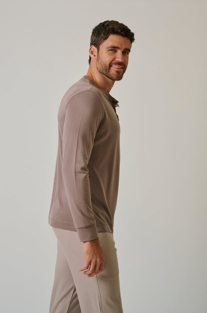 LONG SLEEVE HENLEY