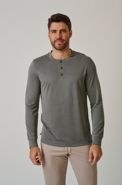 LONG SLEEVE HENLEY