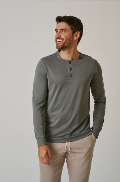 LONG SLEEVE HENLEY