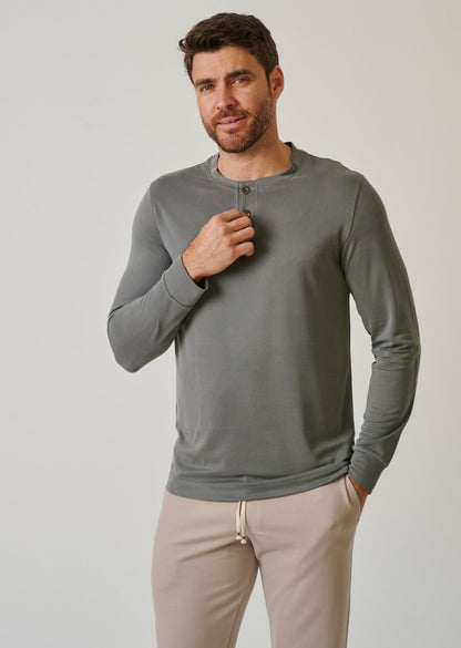 LONG SLEEVE HENLEY